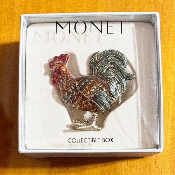MONET "ROOSTER" Collectible Trinket Box  * In Original Box * - Picture 1 of 3